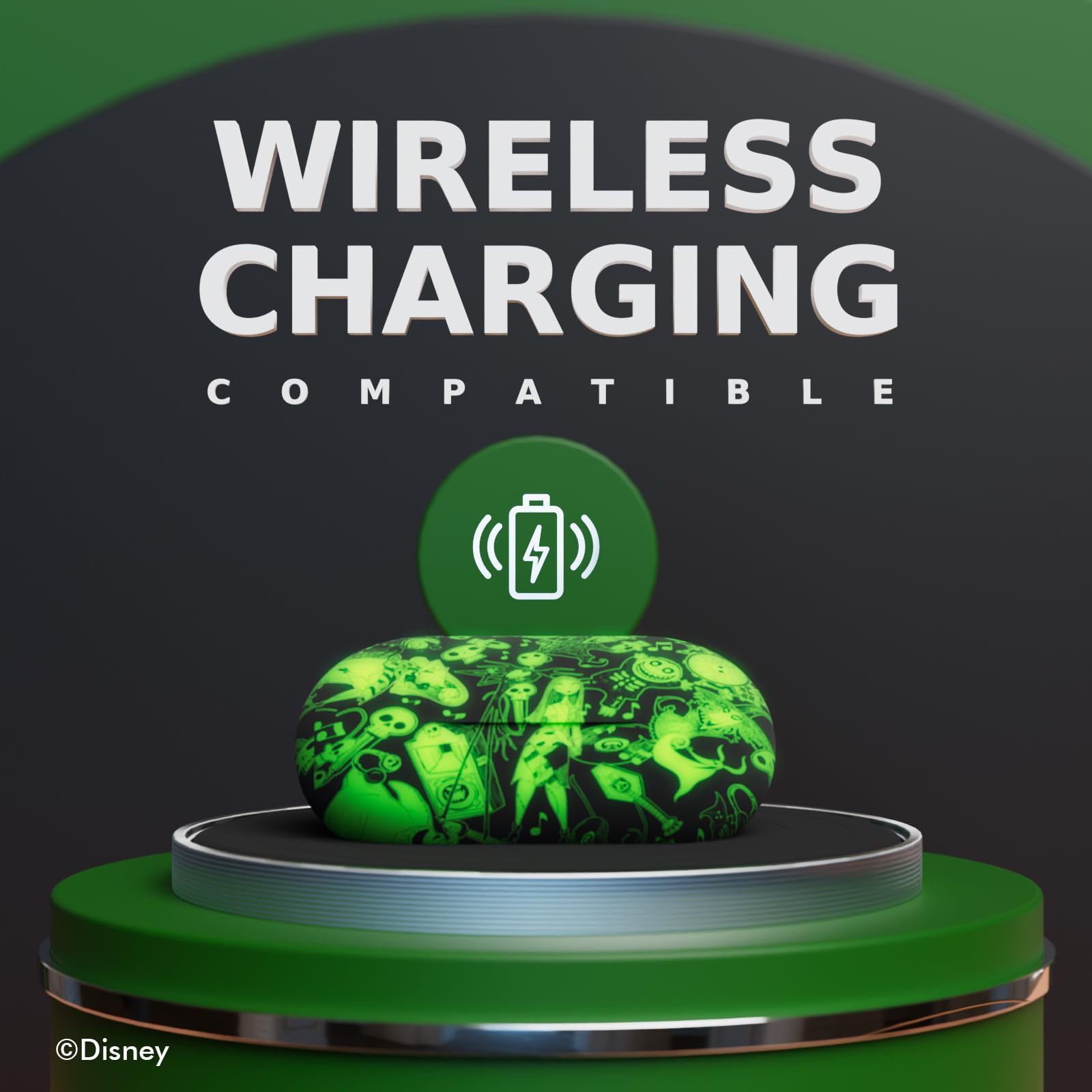 Disney Nightmare Glow in The Dark TWS Earbuds