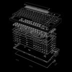 EPOMAKER DynaTab 75X Wireless Gaming Keyboard