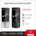 Original Unlocked 6700 classic 3G 5MP Camera Bluetooth Loudspeaker CellPhone Russian Arabic Hebrew Keyboard Made in Finland